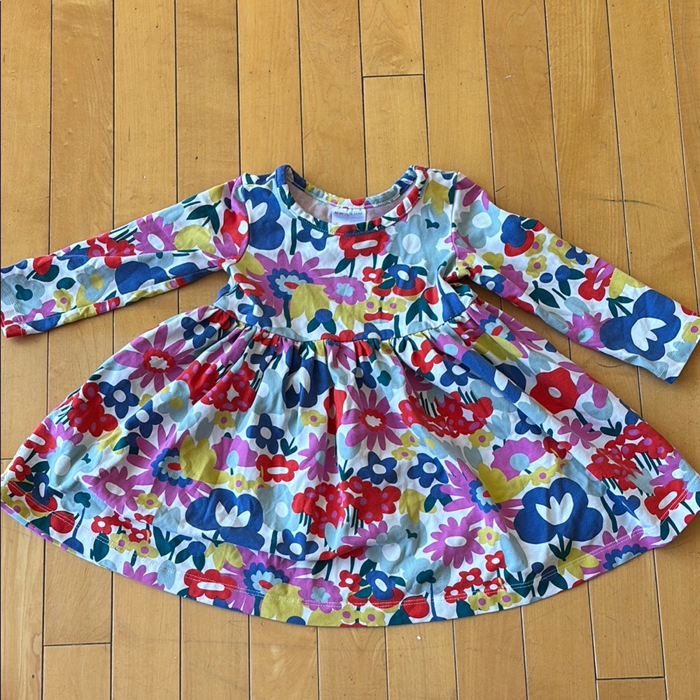Hanna Andersson Floral Long Sleeve Dress